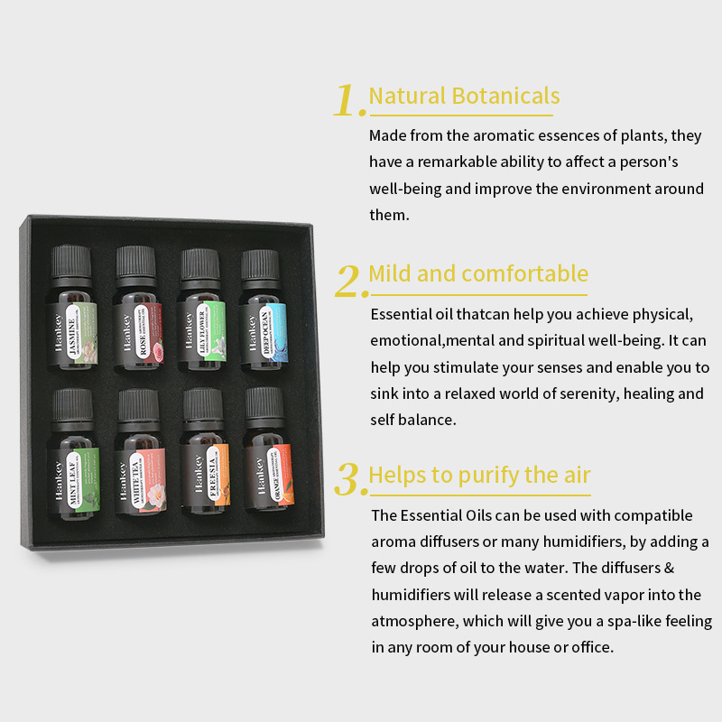 YXY 8*10 мл набор чистых эфирн – обзор и цена Home Fragrance Aroma Set